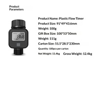 Arroseur programmable à économie d'eau avec capteur de pluie intégré, écran LCD, contrôleur d'irrigation programmable pour tuyau d'arrosage extérieur