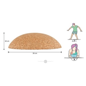 Palla per Equilibrio in Sughero Flessibile per <span class=keywords><strong>Esercizi</strong></span> di Fitness e Bilanciamento - Product Image 2