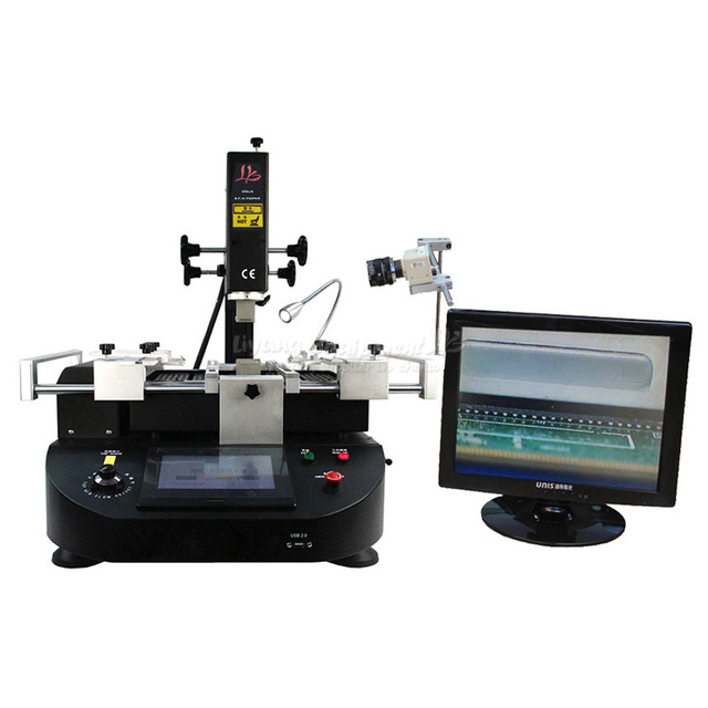 LY-R5860 R5860C Touch Screen BGA/SMD Reball Rework Solder Station Hot Air 3 Zones for Laptop Motherboard Chip Repair ZM-5860