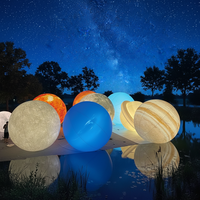 Arche gonflable géante publicitaire en forme de neuf planètes, tente ballon imperméable de 8-10 pieds pour la décoration de fêtes, discothèques et mariages
