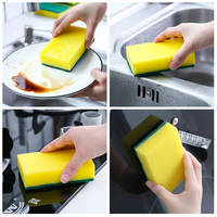 Harga Terbaik Panci Panci Cuci Piring Spons Gosok Tebal Dapur Bantalan Gosok Pembersih Bantalan Spons Penggosok