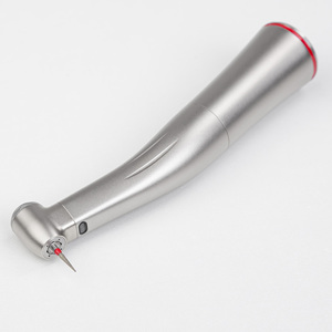 Manipolo Chirurgico Dentale X95 X95L in Acciaio Inox a Bassa Velocità con Fibra Ottica LED Contrangolo 1:5 4 Fori a Pressione - Product Image 1