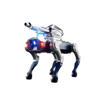 Perro Robot Interactivo Inteligente Programable con Control por Aplicación Móvil, Dispara Bombas de Agua, Alcance Remoto de 15m