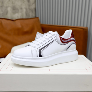 Alexander Chaussures de sport décontractées et tendance à semelle épaisse légère, pour le quotidien et la rue, avec empeigne grise et motif queue de scorpion, Mc.Queen - Product Image 5