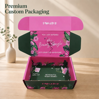 Boîtes d'expédition en carton ondulé E-flute de qualité supérieure avec pelliculage mat, personnalisables avec logo, pour livres et emballages promotionnels