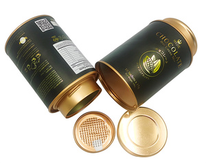 Tube de papier en poudre d'herbe de 76 mm de diamètre emballage boîte en carton biodégradable en poudre de fleur de café - Product Image 3