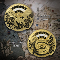Nouveau jeu de dés de roulette 7 en 1 D&d en métal, dés rotatifs D20 D12 D10 D6 D4 D% Spinner Dnd pour les jeux de rôle TTRPG Donjons et Dragons