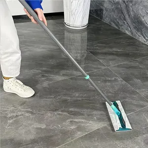 Disposable Mops Clean Floor Mop 360 Rotary Lazy Dust Mop Replacement Telescopic Household Floor Clean