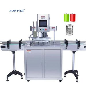 Machine automatique de remplissage et de capsulage pour boîtes métalliques, plastiques et <span class=keywords><strong>en</strong></span> fer blanc / Équipement de capsulage de couvercles pour boîtes métalliques - Product Image 1