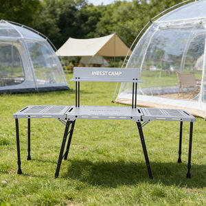 INBESTCAMP Cuisine <span class=keywords><strong>de</strong></span> <span class=keywords><strong>camping</strong></span> Gartenfest Stand Pack-out Campervan Overland Pour Unit Supplier Reglable Kuchentisch - Product Image 1