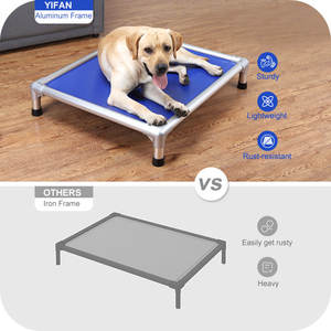 Cama para mascotas duradera y personalizada Cama para perros masticable respetuosa con el medio ambiente Cama para perros con marco de aluminio - Product Image 3