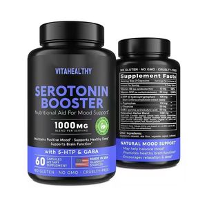 Vitahealthy OEM/ODMプライベートラベル工場供給セロトニンブースターカプセル5 HTPとGABAは睡眠リラックスボディを促進します - Product Image 1