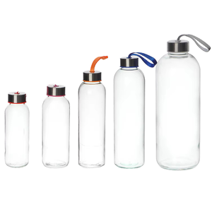 Bouteille d'eau de sport en verre borosilicate haute résistance, logo personnalisé imprimé, gobelet portable pour jus, lait, thé, bouchon à vis, sérigraphie, tequila - Product Image 2