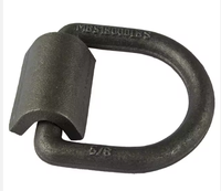 Anneaux en D et clips polyvalents en acier forgé au carbone 3/4 pour la fixation de charges complexes