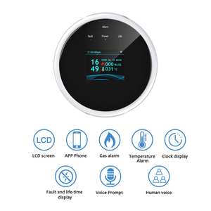 落書きWIFI家庭用ガス警報キッチンガス漏れ検知器Valvola Infiammabile Allarmeガス - Product Image 4
