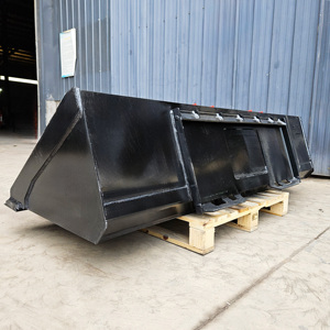 ถังตักดินสำหรับรถตักล้อยางแบบ Heavy Duty ทนทานต่อการสึกหรอ ผลิตจากเหล็กกล้า สำหรับงานตักดิน ทราย หิมะ ราคาประหยัด - Product Image 3