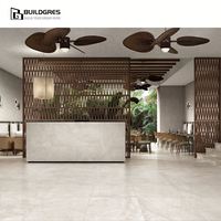 Buildgres Beige Porzellanfliesen 600x600mm 10/20mm Dick Modernes Design für Außenbereiche Restaurants Freizeitbereiche Verschleißfeste Fliesen