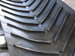 YUPHENG Fournisseur d'usine sur mesure, bande transporteuse en caoutchouc Chevron EP200 à haute résistance à la traction 18Mpa pour cimenterie - Product Image 4