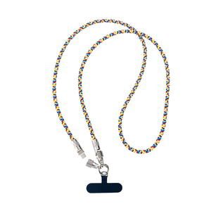 2-in-1-High-End-2-in-1-Ladedatenkabel Typ C Bunt gewebtes Armband Telefon <span class=keywords><strong>Lanyard</strong></span> Anti-Lost Strap Handy gurte