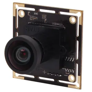 ELP 4K USB摄像头IMX415无失真镜头100度高分辨率UVC免费驱动程序4k网络摄像头安全保护
