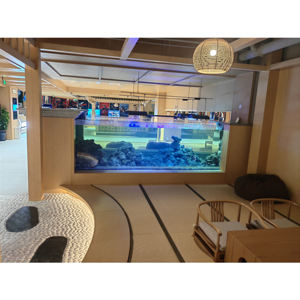 Super Transparant Milieuvriendelijk Plastic Aquaria Oceaanrestaurant Bouw Thema Aquarium Ontwerp - Product Image 1