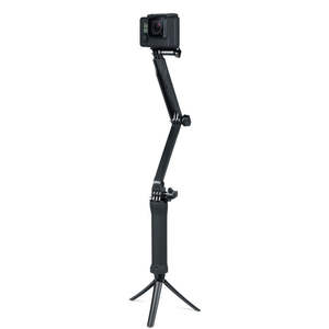 GoPro Cámara impermeable 3 vías agarre monopié trípode soporte Selfie Stick para GoPro Hero 7 8 9 10 11 12 13 Sesión <span class=keywords><strong>Go</strong></span> <span class=keywords><strong>Pro</strong></span> Accesorios - Product Image 5