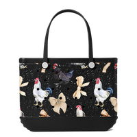 Sac de plage portable en EVA imperméable à logo personnalisé, ouverture supérieure, idéal pour la piscine, le bateau, les voyages, les enseignants, les mamans, les cadeaux de sororité