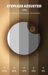 2025 mới nhà thông minh ánh sáng ban đêm dễ thương thiết kế cảm ứng đèn mờ mờ kết cấu từ tính sạc cho phòng ngủ hoặc phòng - Product Image 6