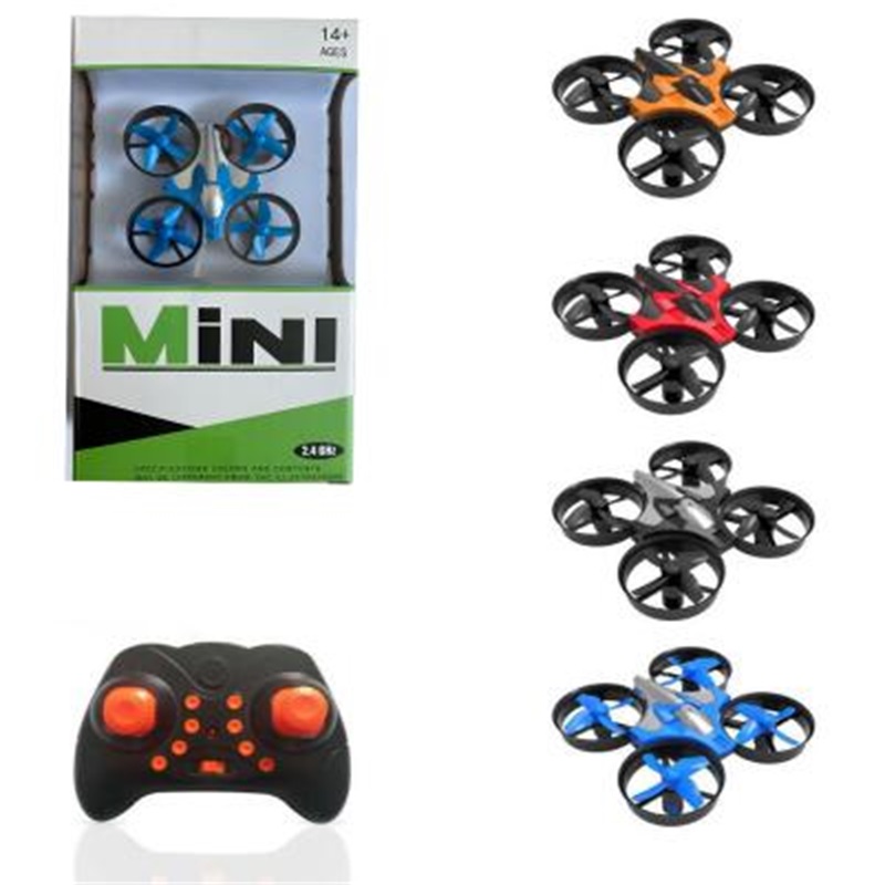 Mini quadcopter 2.4g children electric remote control aircraft toy model fixed height + peripheral lights