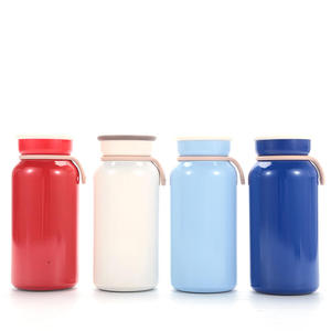 Bouteille isotherme compacte et portable en acier inoxydable 304, tasse à lait, mug, bouteille thermos sous vide avec corde de transport pour enfants - Product Image 1