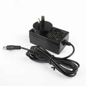 12VD200 AC DC Adaptor 12V DC 200MA 2.4 W Input 230-240 V AC 50Hz Power Supply polaritas Positif dan Negatif Persetujuan No N12461