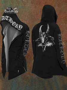 2025 Nueva Sudadera con capucha Tough Guy para hombre, sudadera Europea americana transfronteriza, cárdigan, cortavientos estampado de Halloween - Product Image 3
