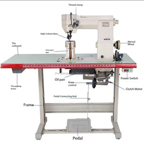 9920 High Head Roller Feed <b>Post</b> Bed Industrial Sewing Machine <b>Shoe</b> Airbag Sewing Machine Leather Sewing Machine - Product Image 4