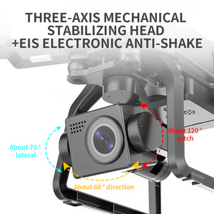 Drones Prosumer <span class=keywords><strong>Sjrc</strong></span> <span class=keywords><strong>F7</strong></span> Pro avec caméra 4K, drone GPS, cardan 3 axes, télécommande, corps en plastique, moteur sans balais, transmission 3000m - Product Image 2