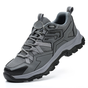 Scarpe da lavoro estive da uomo, morbide e traspiranti, con puntale in acciaio, anti-schiacciamento, anti-perforazione, antiscivolo, scarpe antinfortunistiche, scarpe di protezione per il lavoro - Product Image 1