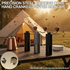 <span class=keywords><strong>Moulin</strong></span> à café manuel CNC à meules hexagonales, double roulement, pour expresso, pour le café filtre, pour la cafetière à piston, 30g, <span class=keywords><strong>moulin</strong></span> à café portable manuel - Product Image 5