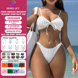 Foto di Alta Qualità di Ragazze Sexy in Tessuti Plissettati, Bikini Sexy, Slip Brasiliani, Bikini Sexy da Donna - Product Image 1