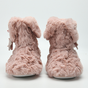 2024 Custom Size Christmas <strong>Slipper</strong> <strong>Boots</strong> Fluffy <strong>Furry</strong> Plush with Anti-Slip Feature Winter Gift for Girls Women Families All Ages - Product Image 6