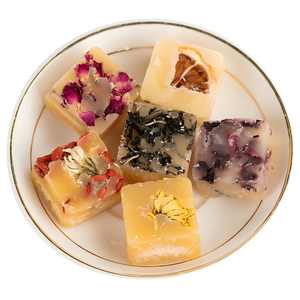 Cubos <span class=keywords><strong>de</strong></span> Té <span class=keywords><strong>de</strong></span> Frutas con Azúcar <span class=keywords><strong>de</strong></span> Caña, Sabor Múltiple: Rosa-Pepino, Oolong Floral, Limón-Pera <span class=keywords><strong>de</strong></span> Nieve, Crisantemo, 500g a Granel, Yi Ming One Year - Product Image 1