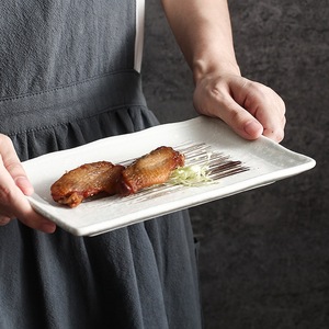 Assiette en céramique japonaise <span class=keywords><strong>de</strong></span> style Japandi, grande, multi-usages, créative, écologique, pour la cuisine et les sushis - Product Image 5