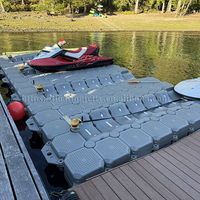 Dock pour bateau et jet ski en HDPE avec charnières