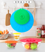Couvre-aliments en silicone multifonction réutilisable, compatible micro-ondes, pour activités de plein air, couvre-aliments en silicone moderne