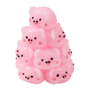 Torre de cerditos antiestrés, juguete de apretar con diseño de mascota adorable, corazón de niña adorable y cerdito adorable, herramienta de alta belleza para aliviar el estrés - Product Image 4