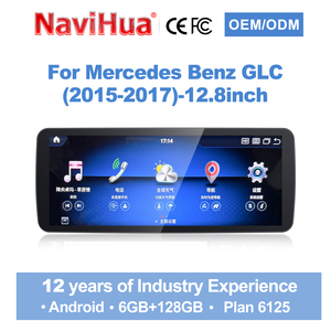 Radio para Auto NaviHua con Pantalla Táctil Android de 12.8 Pulgadas y GPS para Mercedes Benz GLC 2015-2017, 6GB+128GB, Plan 6125 - Product Image 1