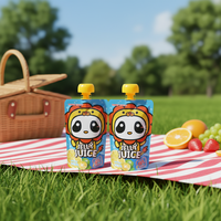 Op maat gemaakte gravure bedrukte, voedselveilige, gelamineerde staande pouches met vochtbestendige uitgiettuit voor het bewaren van gelei & fruitsap