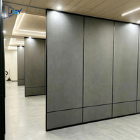 Cloison de bureau moderne en MDF insonorisée avec tissu, cloison en bois, cloisons actives automatiques pour hôtel, cloisons murales pour salle de banquet