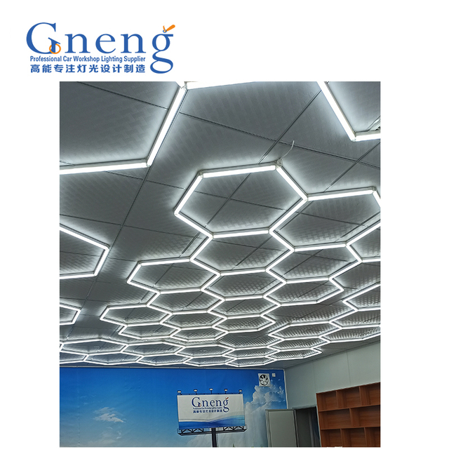 Commercial Lighting High Lumen Led Hexagon Light for Gym Led Batten Light for Garage School