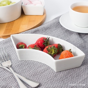 5 Pieces Custom Combination White Porcelain Wholesale Nut <strong>Set</strong> of <strong>Dishes</strong> Ceramic <strong>Serving</strong> <strong>Dish</strong> <strong>Set</strong> - Product Image 5