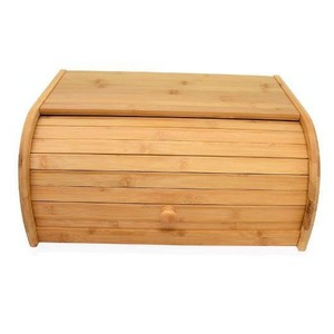 Caja de pan de bambú Grete de 15.12x11x6.9 pulgadas, contenedor de almacenamiento de madera para la organización de alimentos en la cocina - Product Image 3