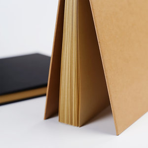 <span class=keywords><strong>Quaderno</strong></span> Vintage in Carta Kraft per Disegno, Scrittura e Scrapbooking, Pagine Bianche, Libro d'Arte Fatto a Mano - Product Image 4